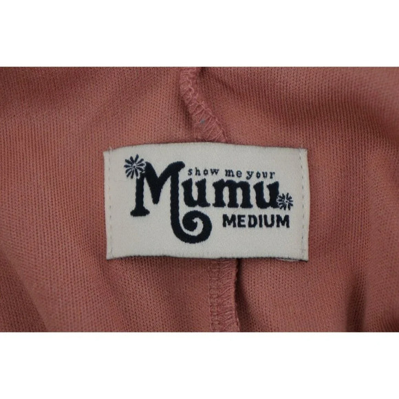 Show Me Your MuMu‎ Dress Women Medium M Siena Lined Elegant V-Neck Maxi - Picture 2 of 11